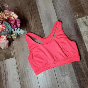 Tek Gear Coral Medium Support Sports Bra Size Medium